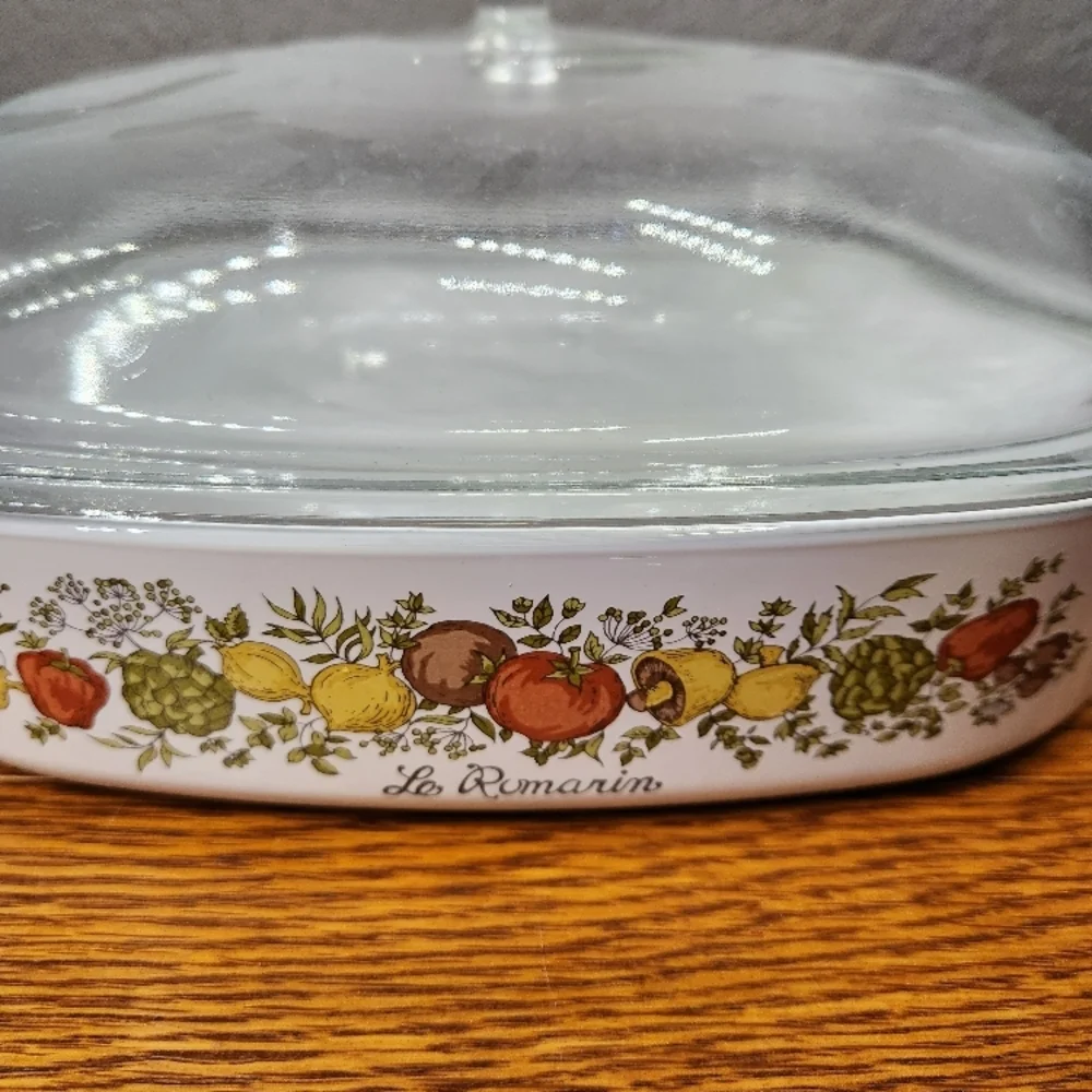 CorningWare Spice of Life Le Romarin casserole dish A-10-B - Picture 2 of 9
